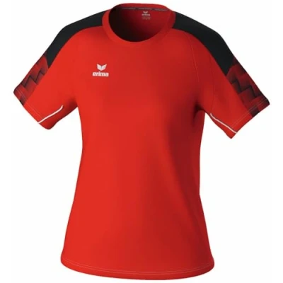 Abbildung von Erima Damen EVO Star leichtes T Shirt (1082412), rot/schwarz, 44