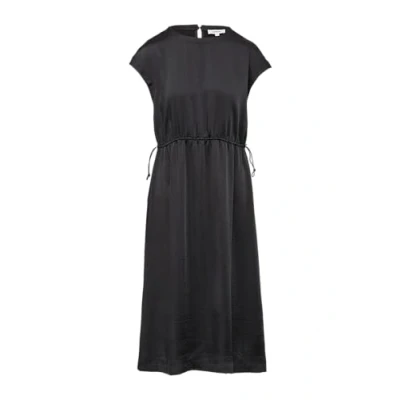 Abbildung von s.Oliver Ashape mit überschnittenen Schultern Freizeitkleid, Damen, Größe: 34, Schwarz