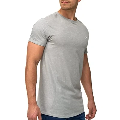 Abbildung von Indicode Jeans Kloge Tshirt basic, Herren, Größe: Large, Grey