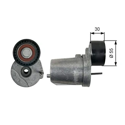 Abbildung von GATES T39226 Spannrolle FleetRunner Micro V Stretch Fit BMW: X5, 5 Touring, Limousine