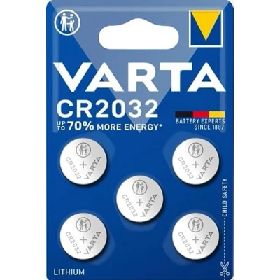 Abbildung von wns emg world Pack kompatibel mit VARTA CR 2032 Lithium Batterien, 5 Stück