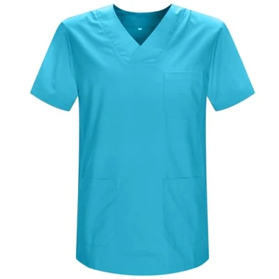 Abbildung von MISEMIYA Unisex Mz 817 Medical Scrubs Top, Cyan, 4XL