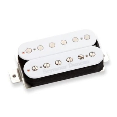 Abbildung von Seymour Duncan SH 6B W Humbucker Verzerrungstonabnehmer für weiße E Gitarre