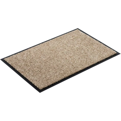 Abbildung von ASTRA hochwertiger Schmutzfangmatte waschbarer Fußabstreifer robust langlebige Fußabtreter für den Indoorbereich Sand 60 x 180 cm