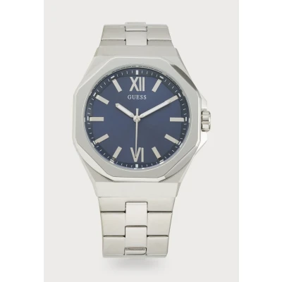 Abbildung von Guess Emperor Unisex Uhr silvercoloured, Größe: One Size, Silver coloured