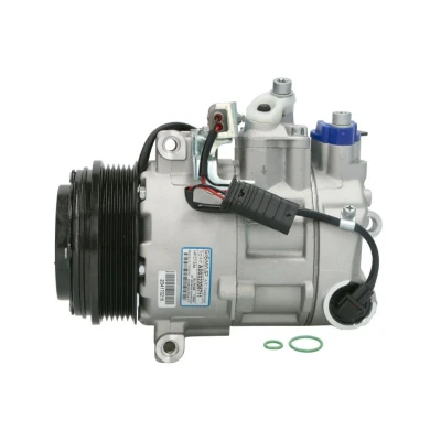 Abbildung von NRF 32676 Kompressor 6SBU16C 12 PAG 46 mit Kompressoröl, Dichtring MERCEDES BENZ: C Klasse Limousine, E T modell