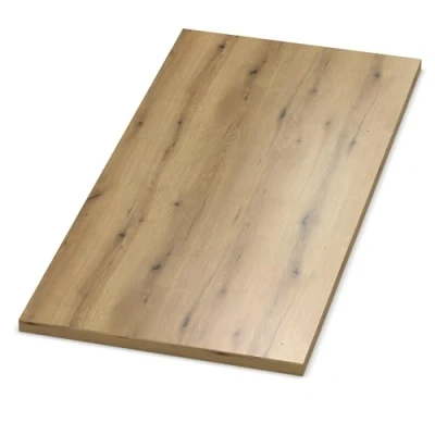 Abbildung von AUPROTEC Tischplatte 19mm Eiche Evoke Coast 1400 mm x 800 Holzplatte Dekor Spanplatte mit Umleimer ABS Kante Auswahl: 140x80 cm