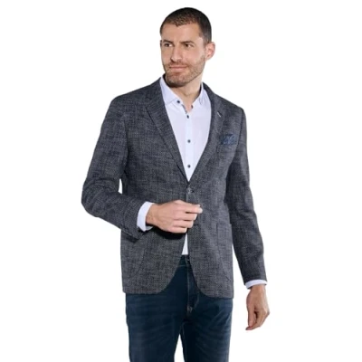 Abbildung von engbers Herren Freizeit Sakko Regular, 36364, Saphirblau in Größe 58