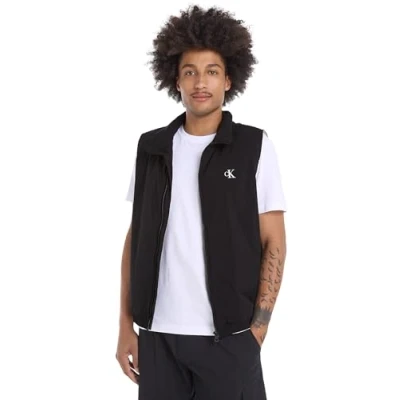 Abbildung von Calvin Klein Jeans Lightweight VEST Weste, Herren, Größe: Medium, Black