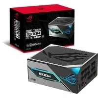 Abbildung von ASUS ROG Thor 1000W Platinum III Gaming Netzteil (GaN MOSFET, Aura Sync RGB, ATX 3.1 kompatibel, PCIe 5.0 Ready, magnetisches OLED Display, Turbo Modus, GPU First, 80+ Zertifizierung)