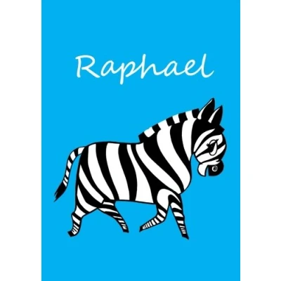 Abbildung von Malbuch / Notizbuch Tagebuch Raphael: DIN A4 blanko Zebra