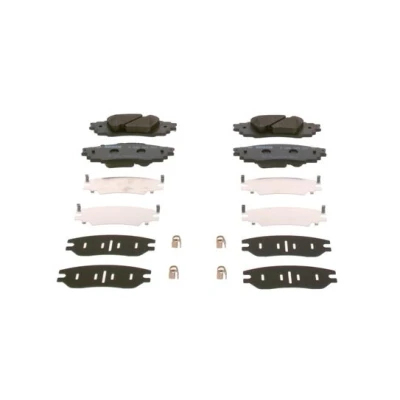 Abbildung von BOSCH 0 986 424 927 Bremsbelagsatz Low Metallic mit Anti Quietsch Blech, Montageanleitung LEXUS: RX IV