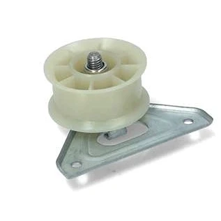 Abbildung von DL pro Spannrolle für Indesit Ariston C00504520 Whirlpool Bauknecht 488000504520 52mmØ Jockey Rolle mit Halter Trockner Wäschetrockner F06 F07 F08 F10 F15