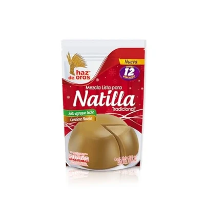 Abbildung von Haz de Oros Kolumbianische Vanillepuddingmischung 300 g Hausgemachte Mischung Sehr einfach zuzubereiten ohne Aromen, Konservierungsstoffe Ideal für Weihnachten