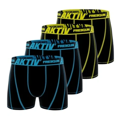 Abbildung von FREEGUN Herren Fgakt/1/Bcx4 Retroshorts, 360d1, M (4er Pack)