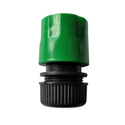 Abbildung von 1/2&quot; 3/4&quot; Gartenschlauch Schlauchverbinder Schlauchstück Schlauchkupplung Spritze Y Verbindung Hahnstück mit oder ohne Wasserstop Kunststoff Grün (Schlauchstück Zoll m. Wasserstop)