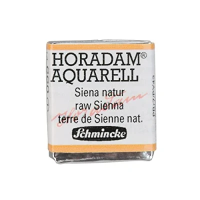 Abbildung von Schmincke HORADAM® AQUARELL feinste Künstler Aquarellfarben, 660 Siena Natur, 14 044, 1/2 Näpfchen