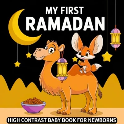 Abbildung von My first Ramadan High Contrast Baby Book for Newborns 0 12 Months: Simple Black and White Islamic Holiday Images to Develop Infant Eyesight Visual Sensory Stimulation Gift New Muslim