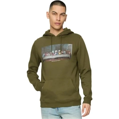 Abbildung von Mister Tee CAN&#039;T HANG WITH US Kapuzenpullover, Herren, Größe: Small, Olive