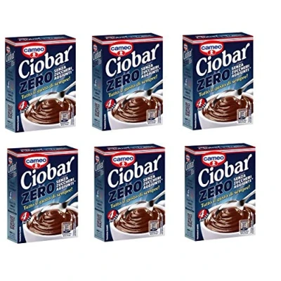 Abbildung von 6x Cameo Ciobar Zero Ohne Zuckerzusatz heiße schokolade istant chocolate ( 4 x 19g) schoko