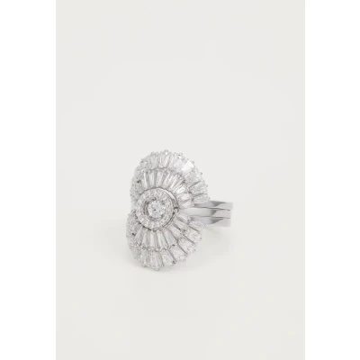 Abbildung von Swarovski Idyllia Mixed CUTS Shell Ring, Damen, Größe: 52, White