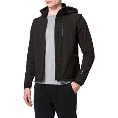 Abbildung von CMP Man Jacket Snaps Hood With Detachble Sleeves, Nero, 52