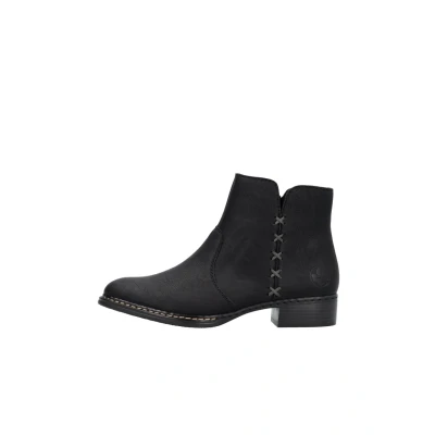 Abbildung von Rieker Stiefelette, Damen, Größe: 41, Schwarz Schuhe