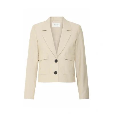 Abbildung von b.young Danta Blazer, Damen, Größe: 36, Humus melange