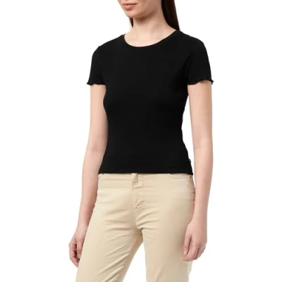 Abbildung von QS Tshirt basic, Damen, Größe: XS, Schwarz