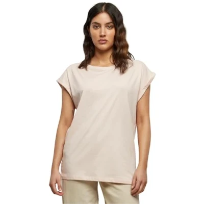 Abbildung von Urban Classics Extended Shoulder Tshirt basic, Damen, Größe: XL, Pink
