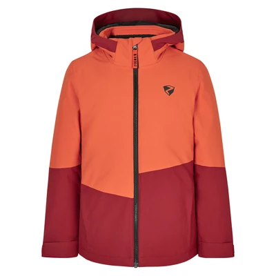 Abbildung von Ziener AVAK Snowboardjacke für Kinder, Größe: 104, Red cabin