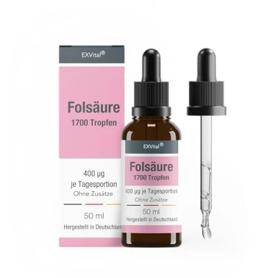 Abbildung von EXVital® Folsäure Tropfen, Vitamin B9 50 ml