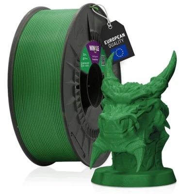 Abbildung von WINKLE PLA PRO Filament 1.75mm Avocado Grün, 1kg Spule, 3D Drucker für FDM Druckern, Druckmaterialien, Maßgenauigkeit +/ 0.05mm, Hervorragender Wärmewiderstand, 95C HDT