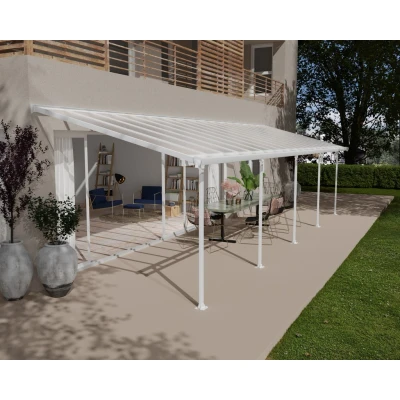 Abbildung von Terrassendach Feria 971x294cm Weiss