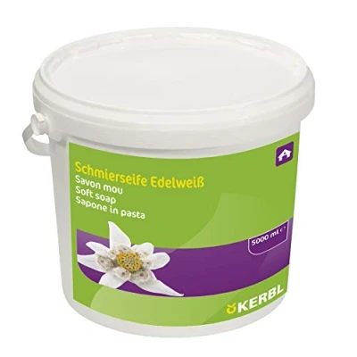 Abbildung von Kerbl Schmierseife Edelweiß 5000 ml Eimer
