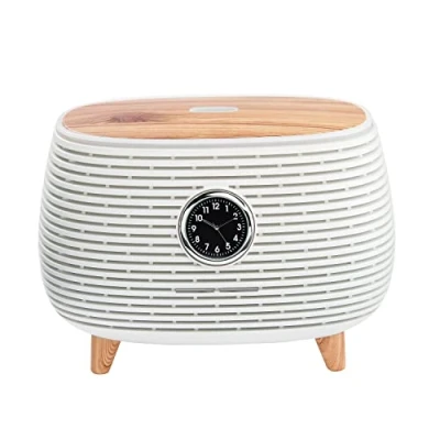 Abbildung von Aroma Diffuser Luftbefeuchter 400 ml, Leiser für Ätherische Öle, Promed AL CL Raumbefeuchter mit 7 LED Farben, Raumduft Ultraschall Timer