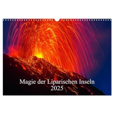 Abbildung von Magie der Liparischen Inseln 2025 (Wandkalender DIN A3 quer), CALVENDO Monatskalender