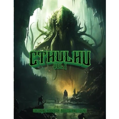 Abbildung von Cthulhu Vol 1: Coloring Book for Adults and Teens