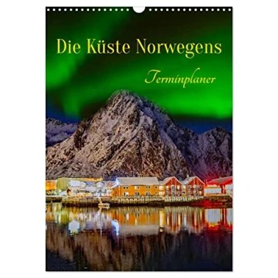 Abbildung von Die Küste Norwegens Terminplaner (Wandkalender 2025 DIN A3 hoch), CALVENDO Monatskalender