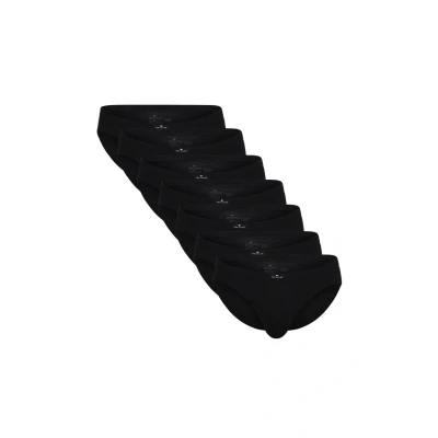 Abbildung von TOM Tailor 7ER PACK Slip, Herren, Größe: Small, Schwarz dunkel uni