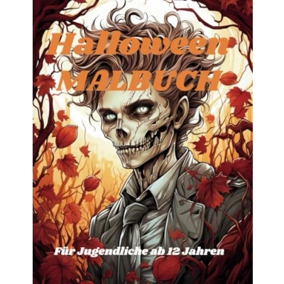 Abbildung von Halloween Malbuch ab 12 Jahren: für Jugendliche Jahren