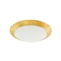 Abbildung von Eglo 98023 LED Deckenleuchte MONTENOVO weiß, gold Ø39,5cm H:10cm