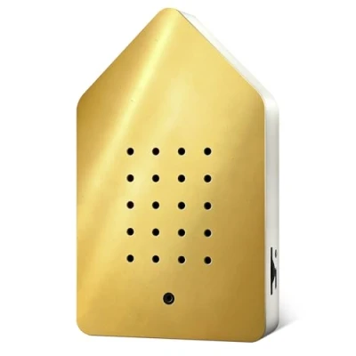 Abbildung von Relaxound GmbH Wanddekoobjekt Birdybox Golden Brass