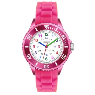 Abbildung von Brecjon Quarzuhr Kinder Armbanduhr Lernuhr 5ATM Silikon, kostenloser Versand