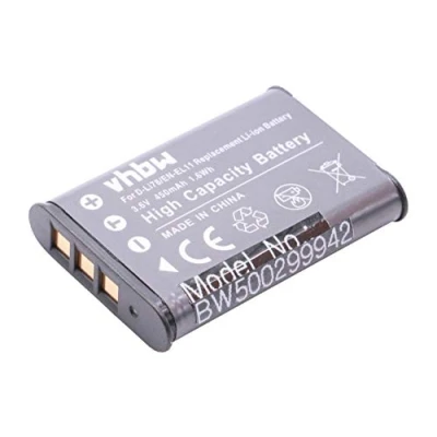 Abbildung von vhbw Akku kompatibel mit Pentax Optio L50, M50, M60, S1, V20, W60, W80 Kamera (450 mAh, 3,6 V, Li Ion)