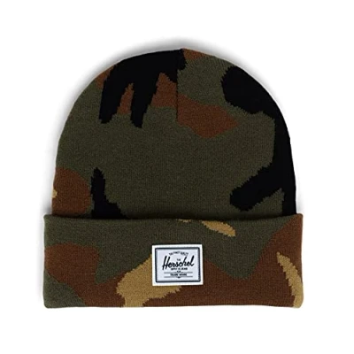 Abbildung von Herschel Supply Unisex Erwachsene Beanie Elmer, Wald Tarnmuster, One Size