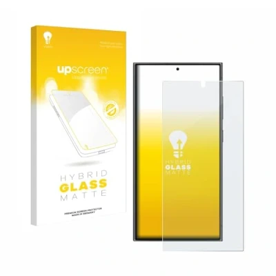 Abbildung von upscreen Entspiegelungs Schutzglas für Samsung Galaxy S24 Ultra Schutzfolie Matt, Glas Folie [mattierend, 9H Panzerschutz, Anti Fingerprint]