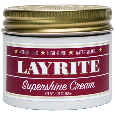 Abbildung von Layrite Superhold Pomade 120g Starker Halt Wasserlöslich Mittlerer Glanz