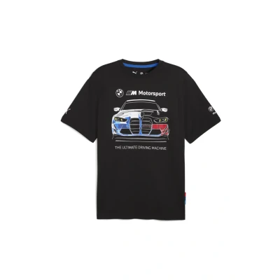 Abbildung von Puma BMW M Motorsport Bold Graphic T Shirt Herren Mit Plain Black Größe: XS