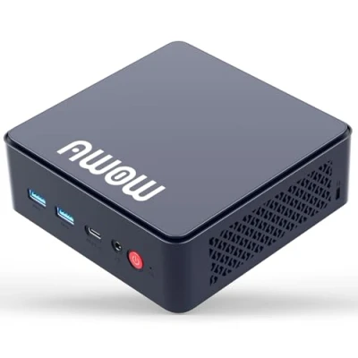 Abbildung von AWOW AK11 Mini PC Intel N150 (bis zu 3,6 GHz), 16GB RAM 512GB SSD, 4K Triple Screen, Dual Gigabit Ethernet, WiFi 6, BT 5.2, Type C, W11 Pro Desktop für Büro, Homeoffice und Schule